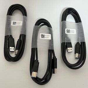LOT OF 3/DELL 5KL2E22501 6 Feet/USB Type-A to Type B-Cable Cord Scan/Print-NEW